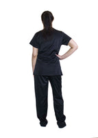 Black Stretch Scrub Pants