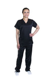 Black Stretch Scrub Pants