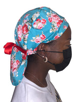 Cheery Cherubs Ponytail Scrub Cap